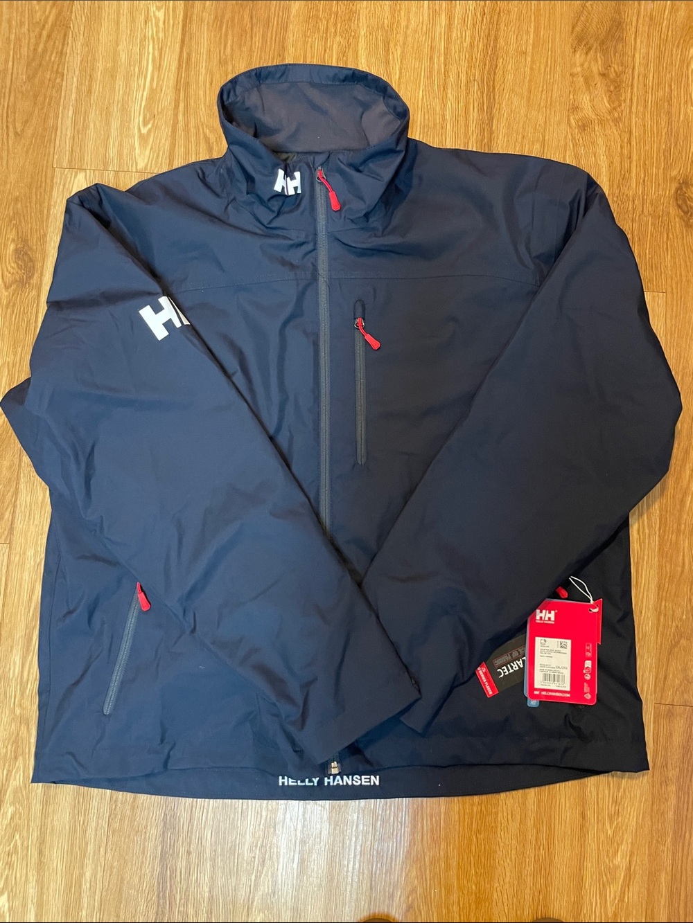 Helly Hansen Crew Midlayer Jacket in Navy (Original Model) Sz 3XL